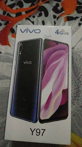 vivo y97 new pis used 2months charger box 7