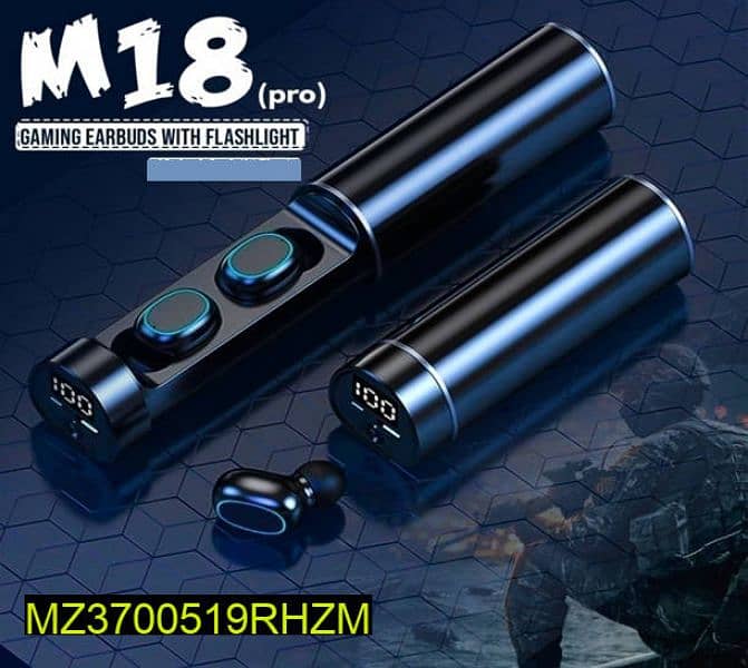 M18 Wireless Earbuds,Black 0