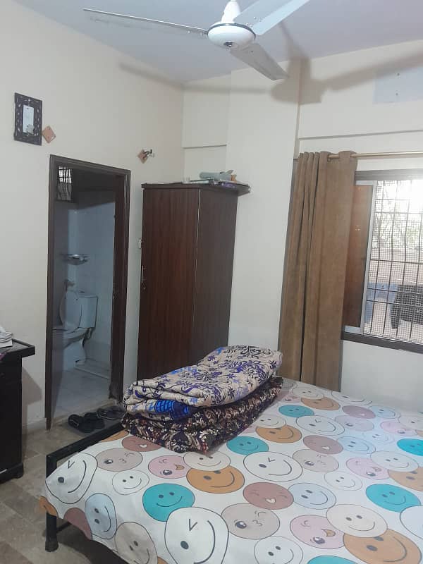 Noor Arcade Vip Block 7, 3 Bad D/d Ground Floor With Extra Land Boundary Wall Project No Water Problem No Load Shading 13