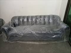 5 Seater Sofa Set With Silk Valvet Fabric In Decent Design