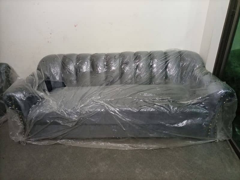 5 Seater Sofa Set With Silk Valvet Fabric In Decent Design 0