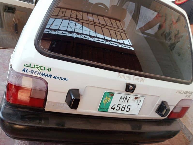 I want sale my mehran vx with chill Ac. 03156021247 1