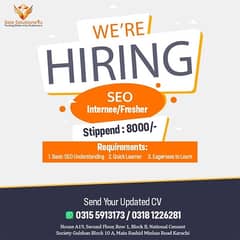 Join Our Team as an SEO Intern and Boost Online Visibility!" 0