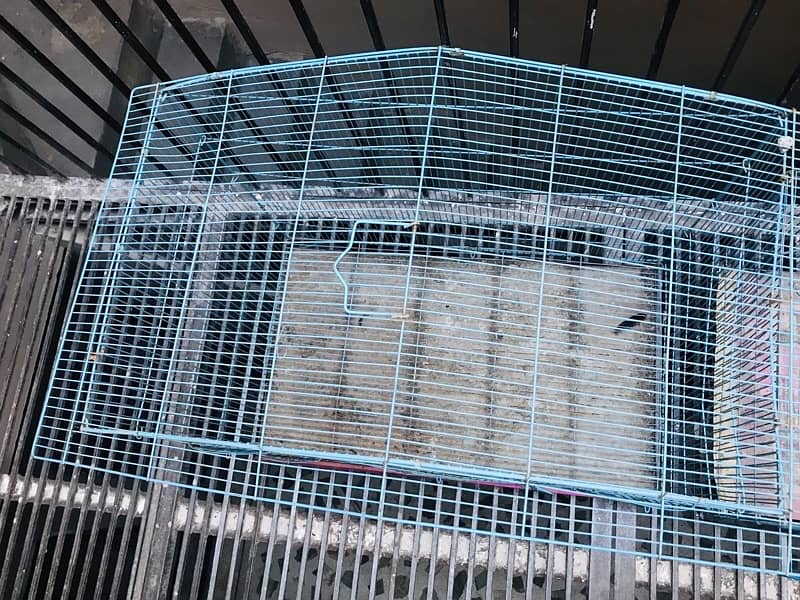 2 cages in good condition …For Sale steel cages for birds. . 5