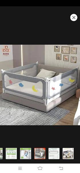 Baby Safety Fence for Bed 0