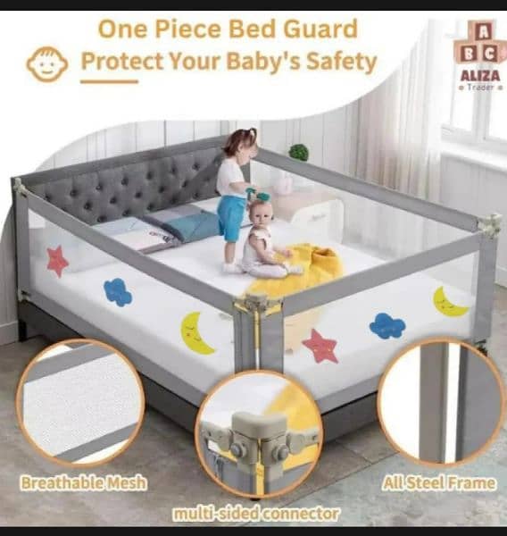 Baby Safety Fence for Bed 1