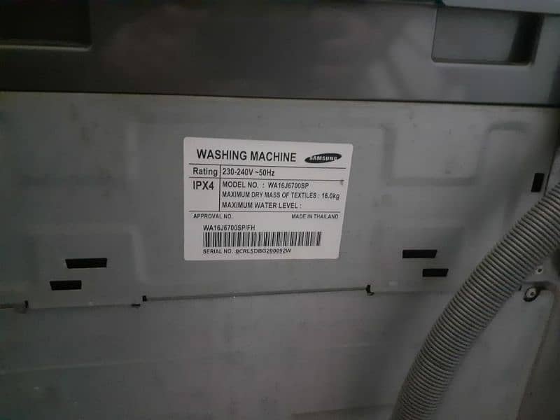Samsung Full Automatic washing machine 1 7