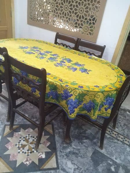 6 Chair Dining Table for sale 1