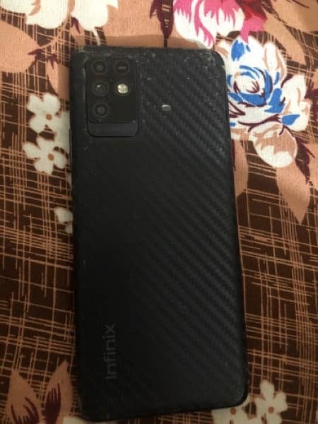 infinix note10 with box original charger available 1