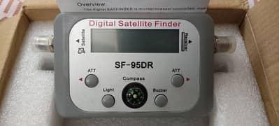 "Digital Satellite Finder" Satlink tester meter, Compass, LCD Display