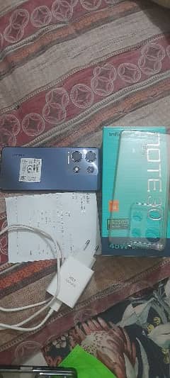 infinix not 30 10 by box charger sb kuch ha 03480657791 ful wranty ma 0