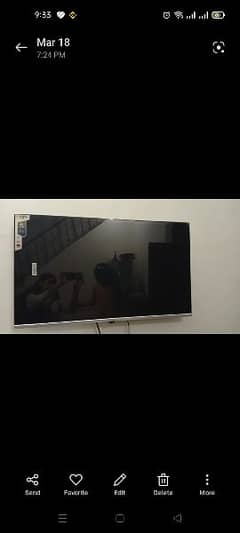 LED 43 inches android panel screen break