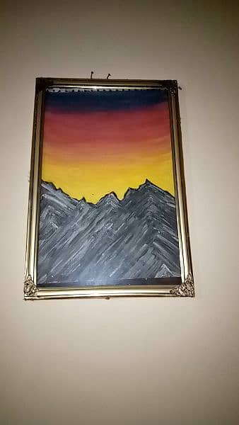 Beautiful mountain painting 1