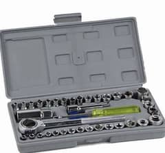 40 PCs soket wrench vehicle tools kit 0