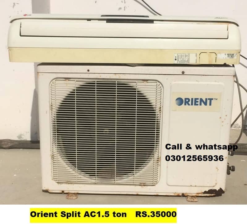 Mitsubishi Mr. Slim 1.5 ton & (Orient Split AC) & (Sabro Split AC) 5