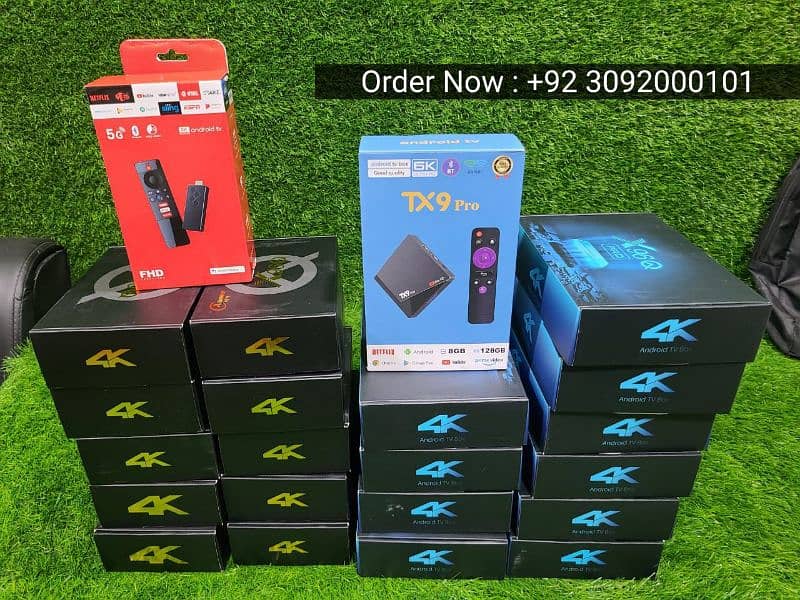 Dhamka Sale! Andriod Tv Box All Varity with Free IPTV 4