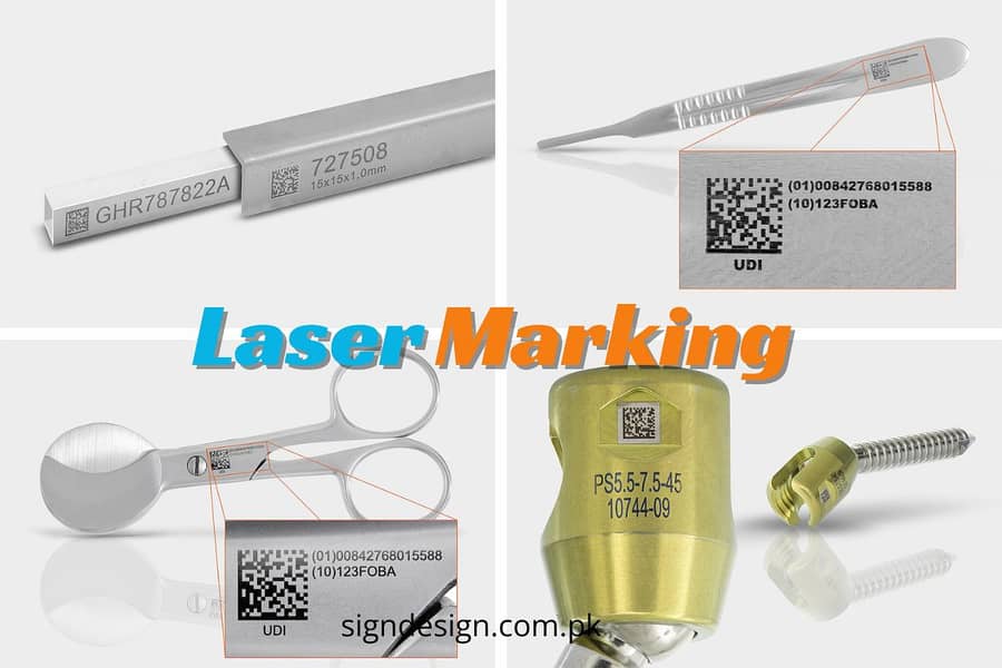 Laser Marking Services on many materials available in Karachi 3