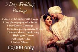 3 day wedding package special discount 0