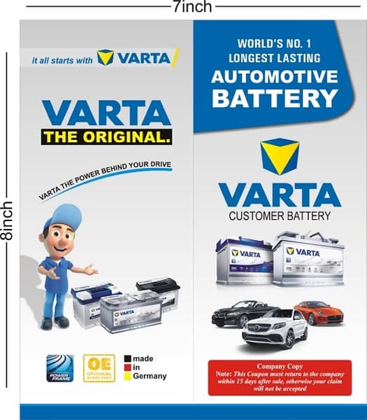 prius Aqua CHR battery varta battery 1