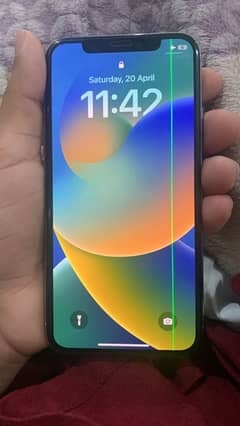 Iphone X pta approved 64gb white clear