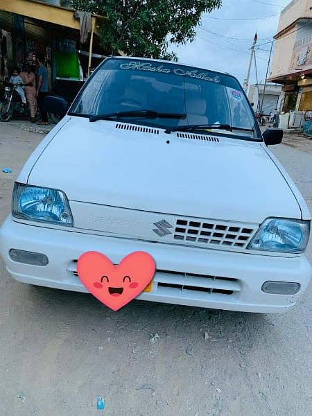 Mehran vxr 
Minor back touchup only chilled AC White color  Euro 2. 6