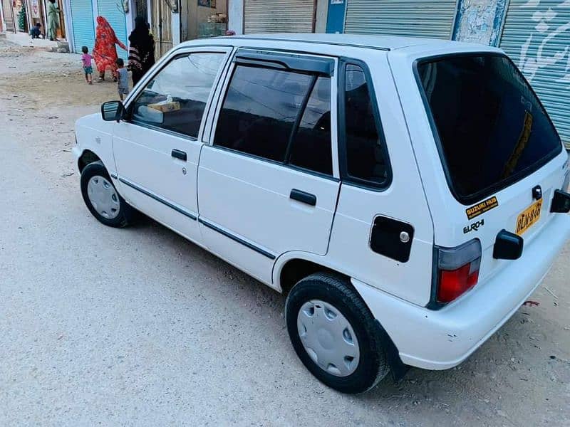 Mehran vxr 
Minor back touchup only chilled AC White color  Euro 2. 10