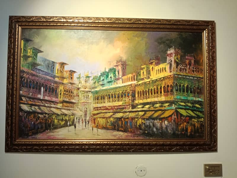 "Lahore Old City: Intricate Knife Artistry, Infused with Vibrant Color 6