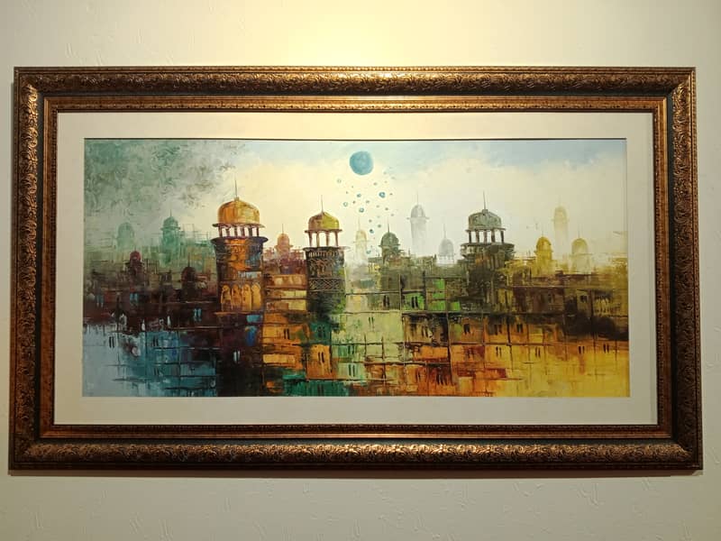 "Lahore Old City: Intricate Knife Artistry, Infused with Vibrant Color 9