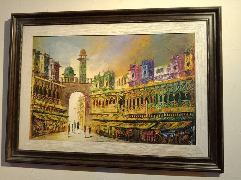 "Lahore Old City: Intricate Knife Artistry, Infused with Vibrant Color 11