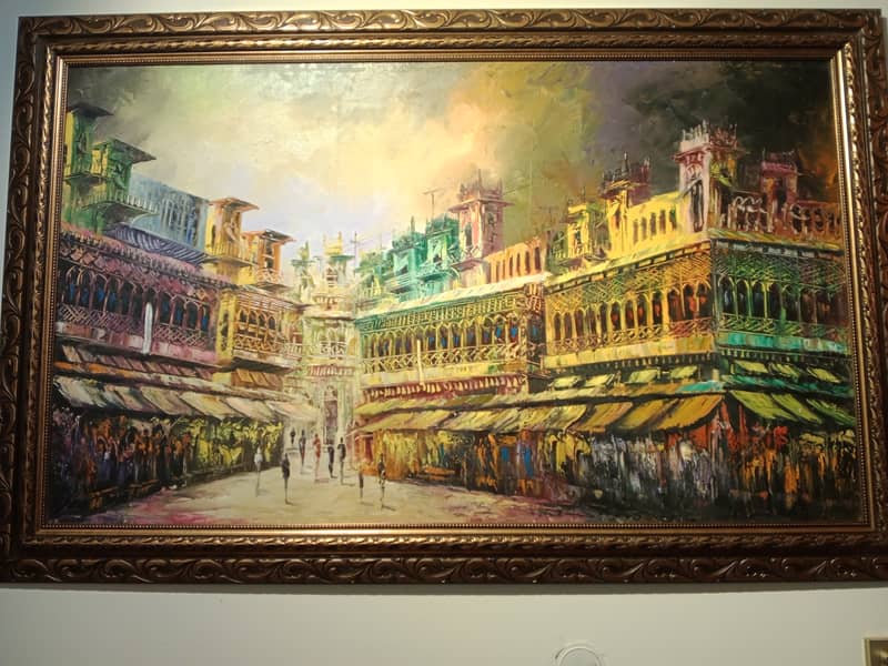 "Lahore Old City: Intricate Knife Artistry, Infused with Vibrant Color 14