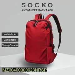 Multifunctional Bag For Students With USB And Headphones Port 0