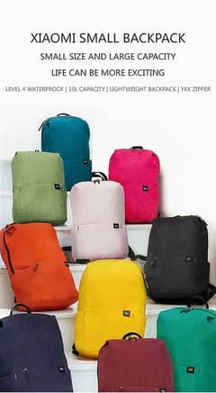 Xiaomi Colorful Small Backpack Backpack Men's and Women's LAPTOP BAG