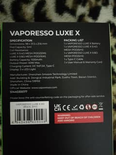 Vaporesso Luxe X Pod