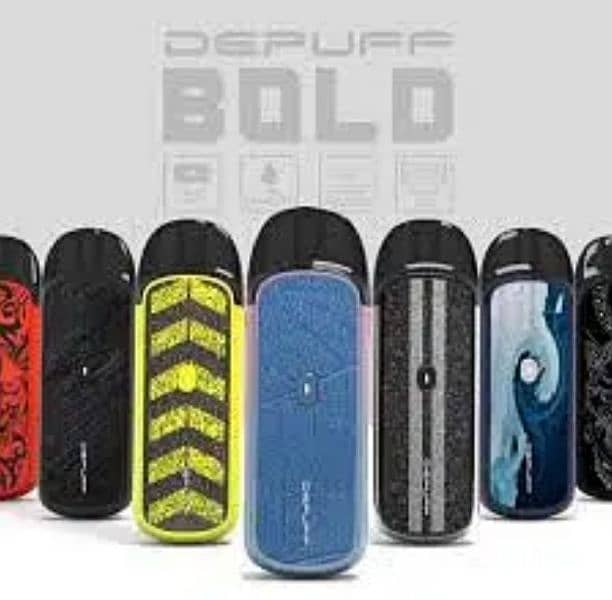 Depuff Bold Vape with 1 coil free| Pod | Air flow Control Button |Vape 1