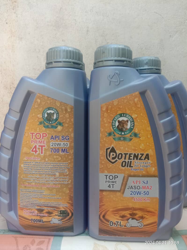 Potenza MoterCycle Engine Oil 03005614783 5