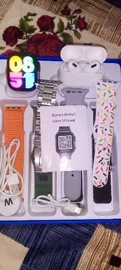 WS 10 ultra 2 one smart watch and seven steps and one airports 0