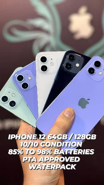 apple iphone 11 to 15 pro max PTA APPROVED mobile phones 5