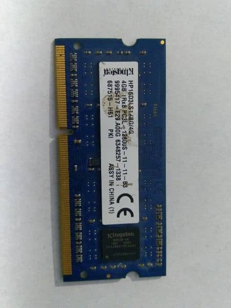 4 GB Ram 1Rx8 ( PC3L ) for Sale. 2