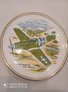Vintage Aviation Plate Collection