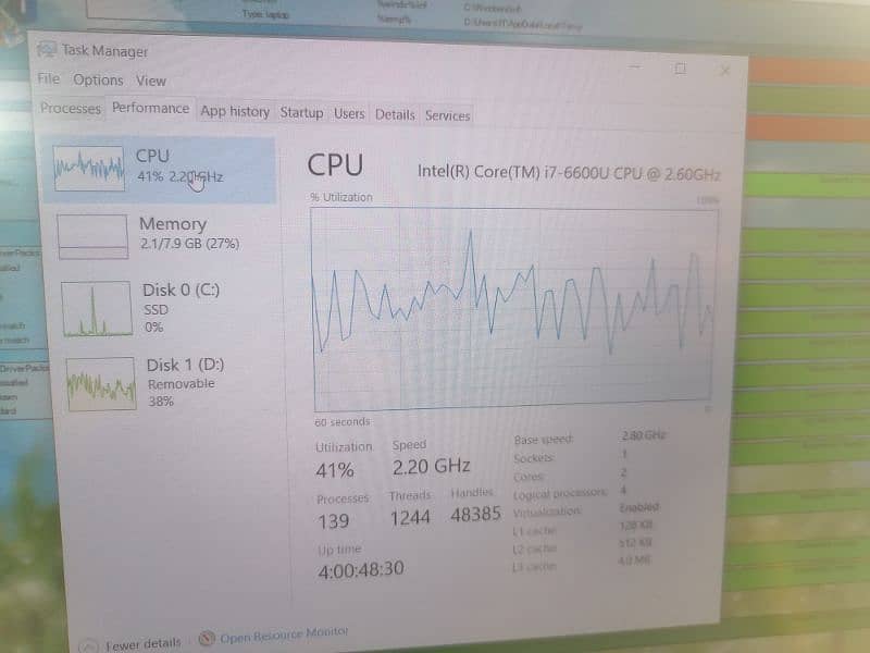 Dell 7270 i7 6th gen with Ddr4 RAM 9