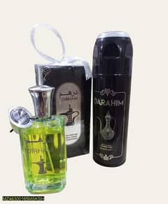 DARAHIM •Long Lasting unisex perfume and body spray, pak of 2