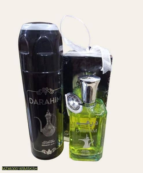 DARAHIM •Long Lasting unisex perfume and body spray, pak of 2 1
