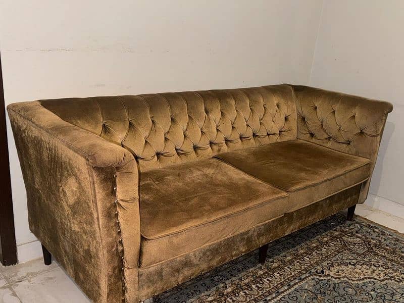3 seater and 1 seater sofa available in good condition 9