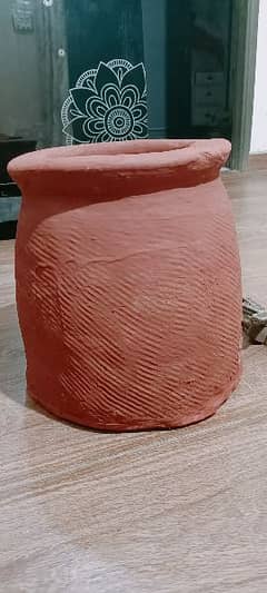 clay Tandoor with gas burner.