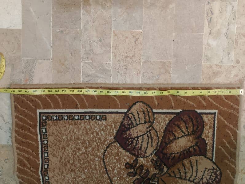ab brown colour rug 1
