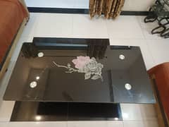 mirror center table and small 3 tables