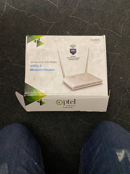 PTCL modem with box use as router 1