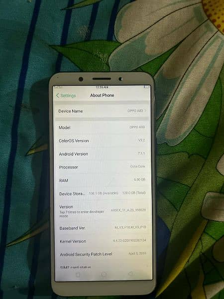 oppo A83 for sale urgent 6/128 2