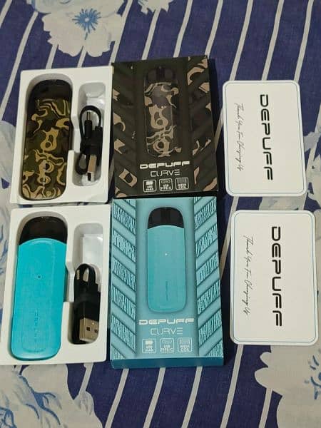 Depuff curve refillable pod device (vape) with extra coil (Combo) 3