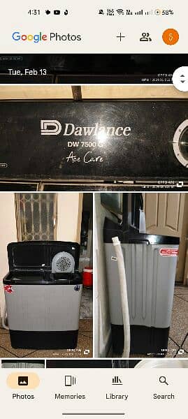 Dawlance semi automatic machine machine in warranty 11